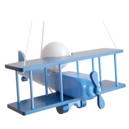 Hanging lamp Plane large blue