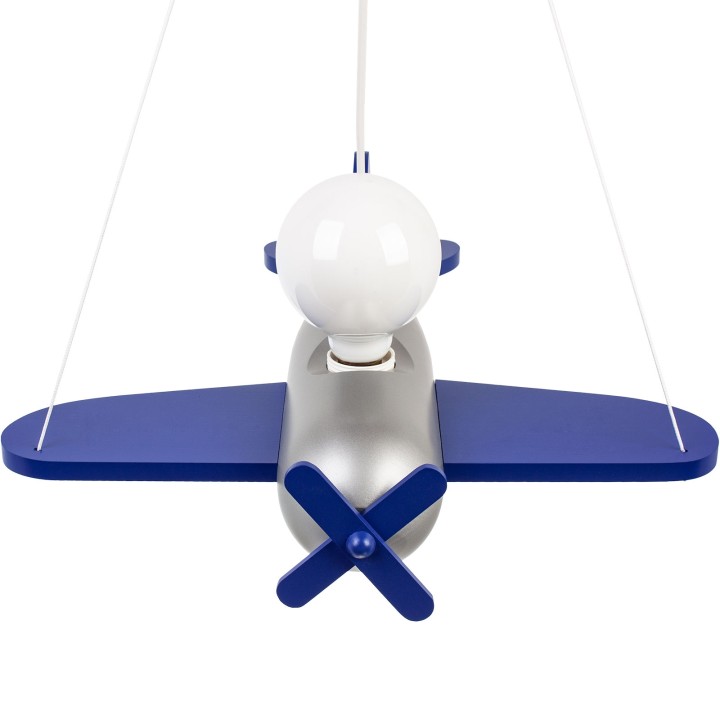 Hanging lamp Clipper navy-silver
