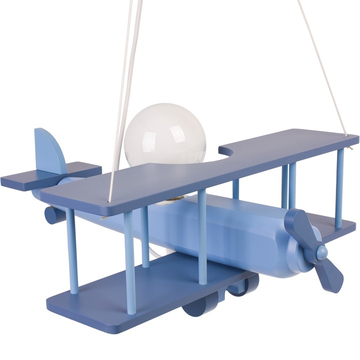Hanging lamp Plane large blue