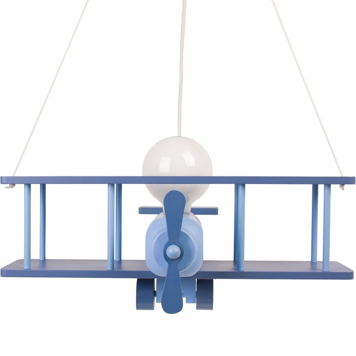 Hanging lamp Plane large blue