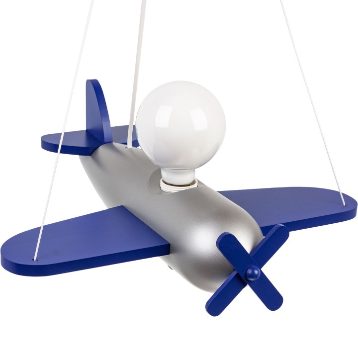 Hanging lamp Clipper navy-silver