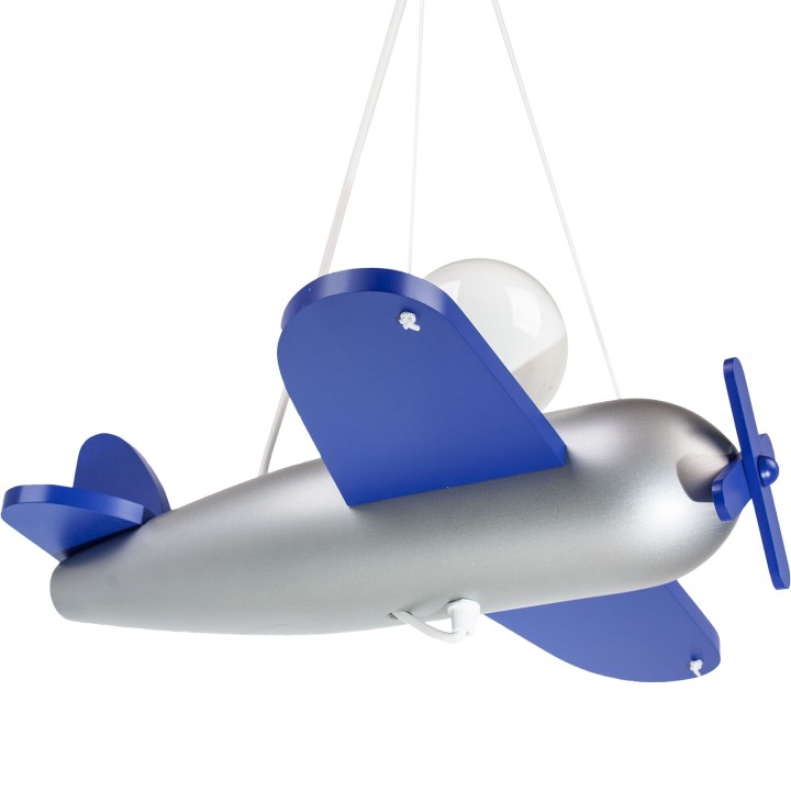 Hanging lamp Clipper navy-silver