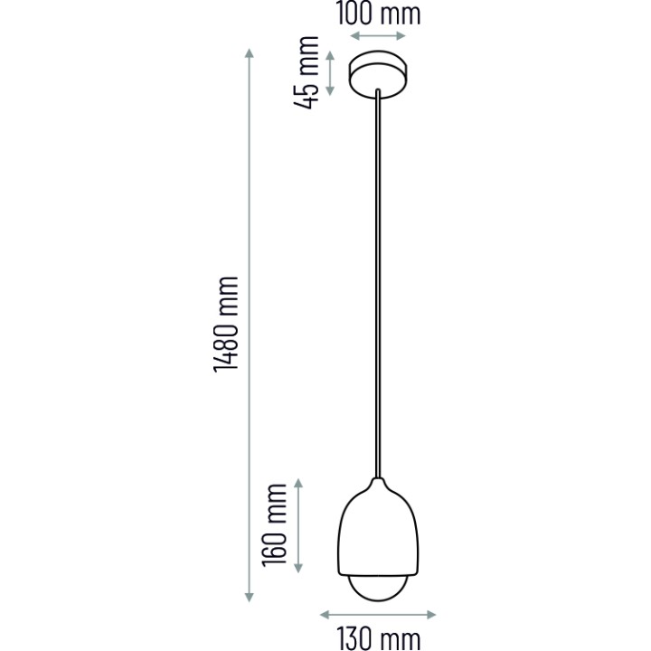 Castor hanging lamp