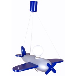 Hanging lamp Clipper navy-silver