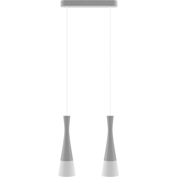 Hanging lamp grey Vegas2 2p