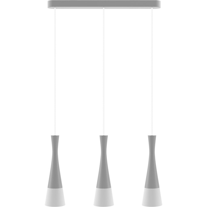 Hanging lamp grey Vegas2 3p