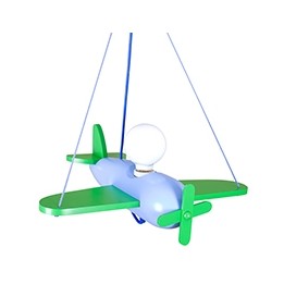 Hanging lamp Clipper green-blue