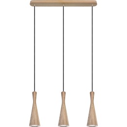 Hanging lamp oak Vegas 3p