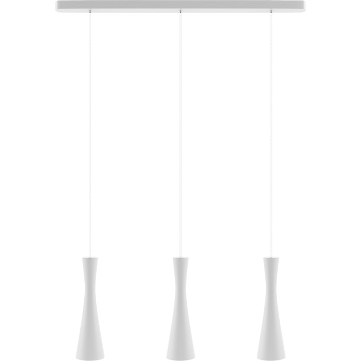 Hanging lamp white Vegas 3 tr