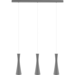 Hanging lamp grey Vegas 3 tr
