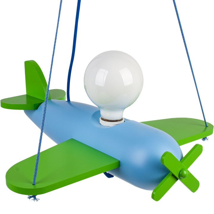 Hanging lamp Clipper green-blue
