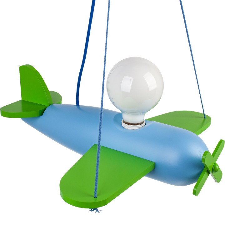 Hanging lamp Clipper green-blue