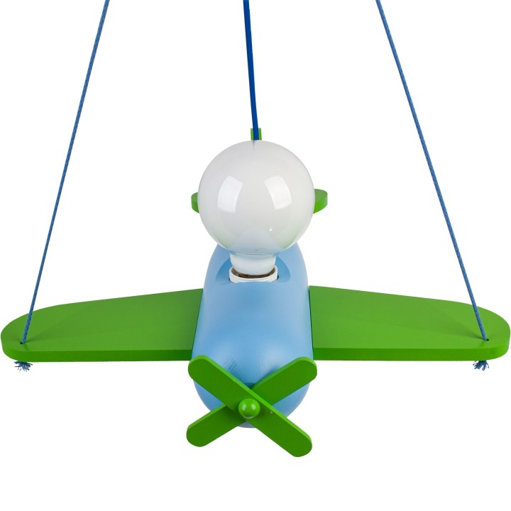 Hanging lamp Clipper green-blue
