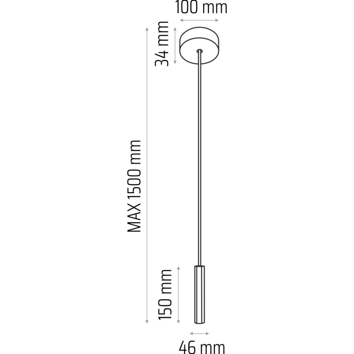 Madera Hexa hangs 1 oak