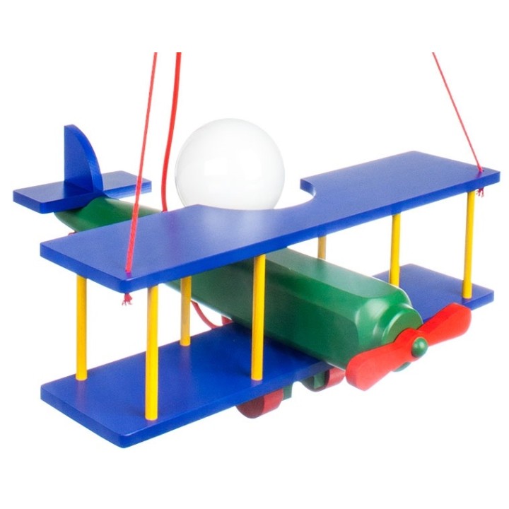 Hanging lamp Large multicolor aircraft