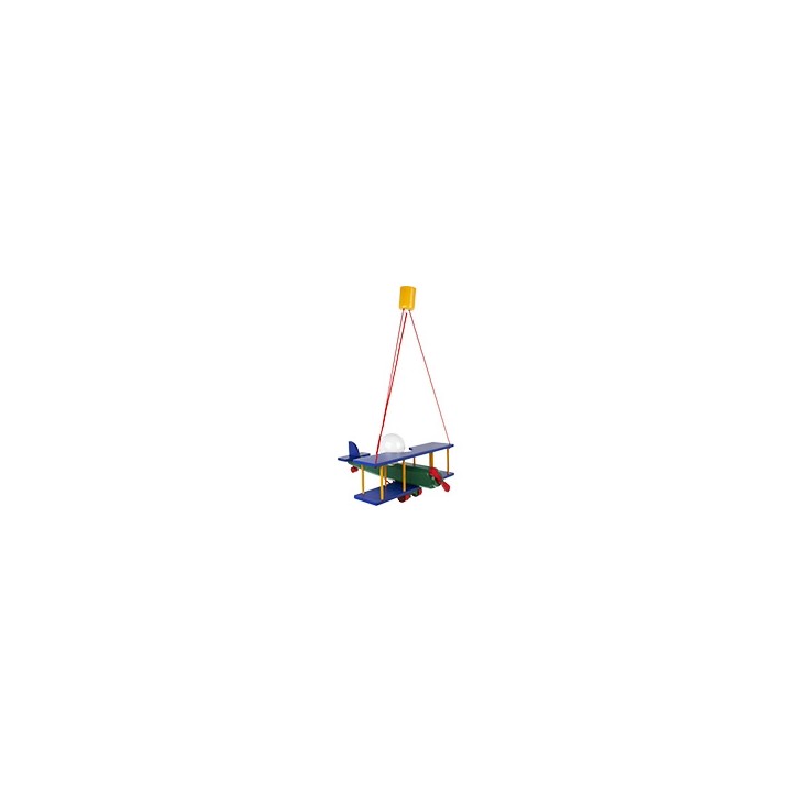 Hanging lamp Large multicolor aircraft