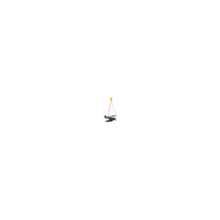 Hanging lamp Large multicolor aircraft