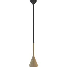 Hanging oak lamp Zen 1