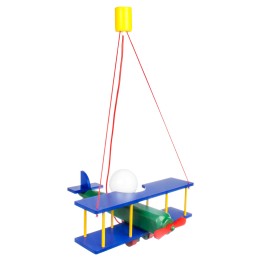 Hanging lamp Large multicolor aircraft