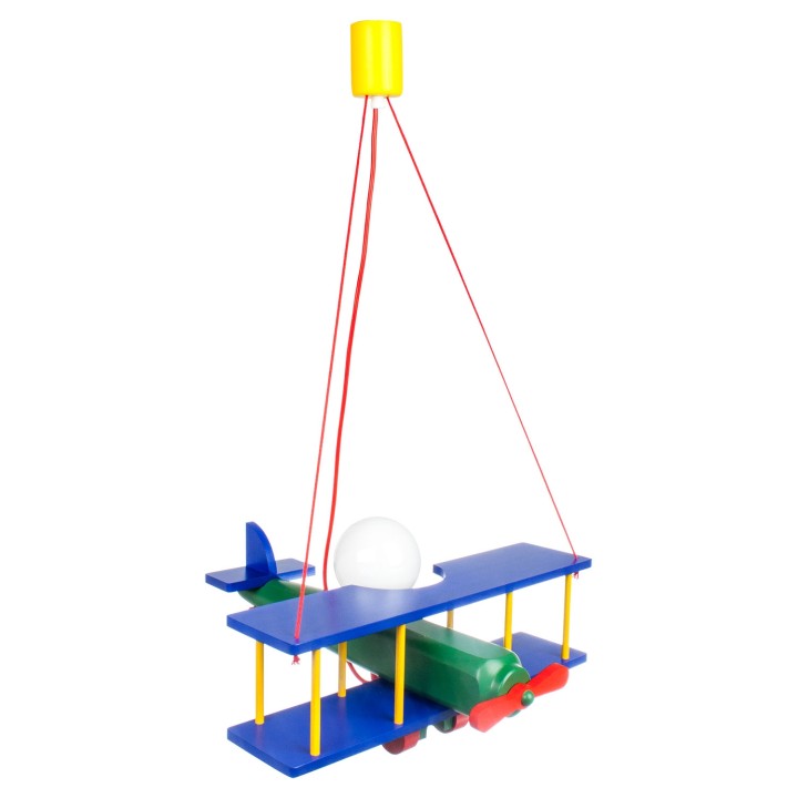 Hanging lamp Large multicolor aircraft