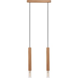 Lampa wisząca Madera2 klosz 2 pł dąb