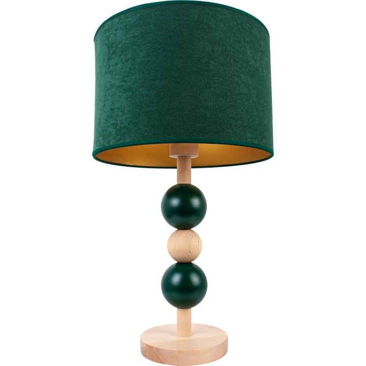 Table lamp Bolla bottle green