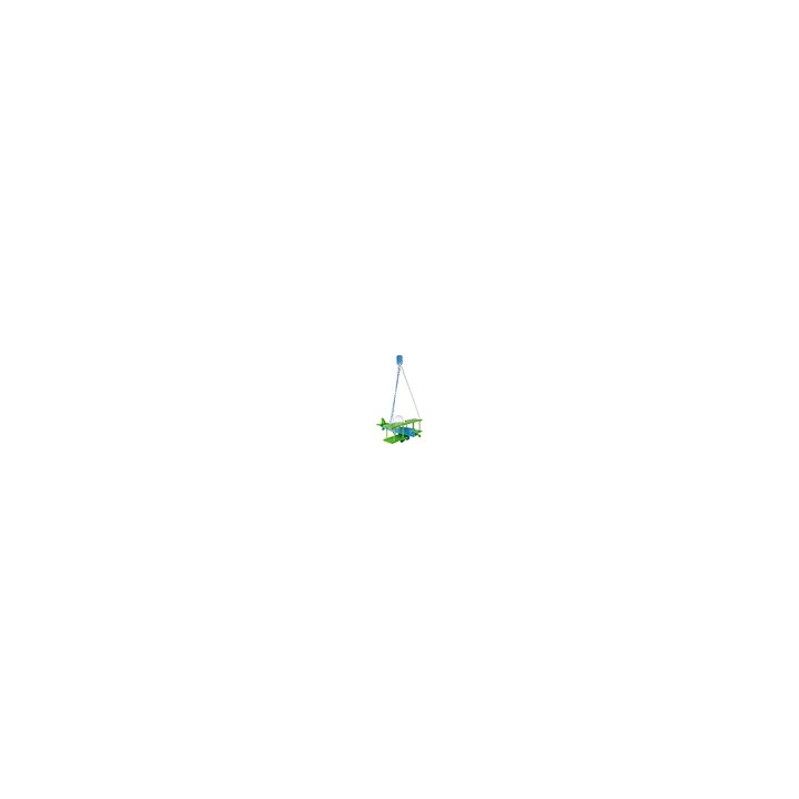 Hanging lamp Plane large green-blue