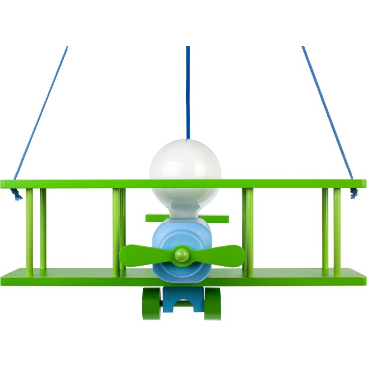 Hanging lamp Plane large green-blue