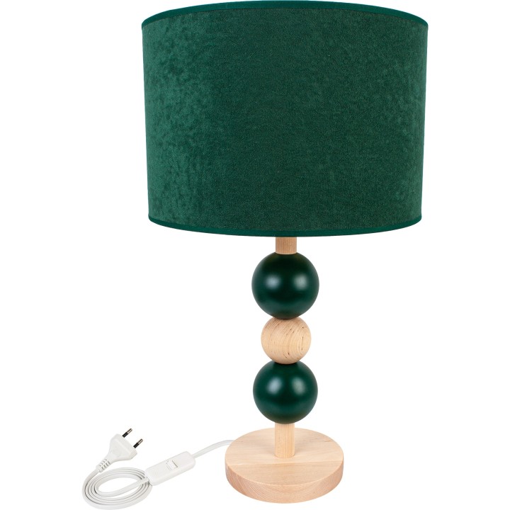 Table lamp Bolla bottle green