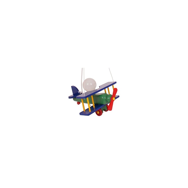 Hanging lamp Small plane - multicolor