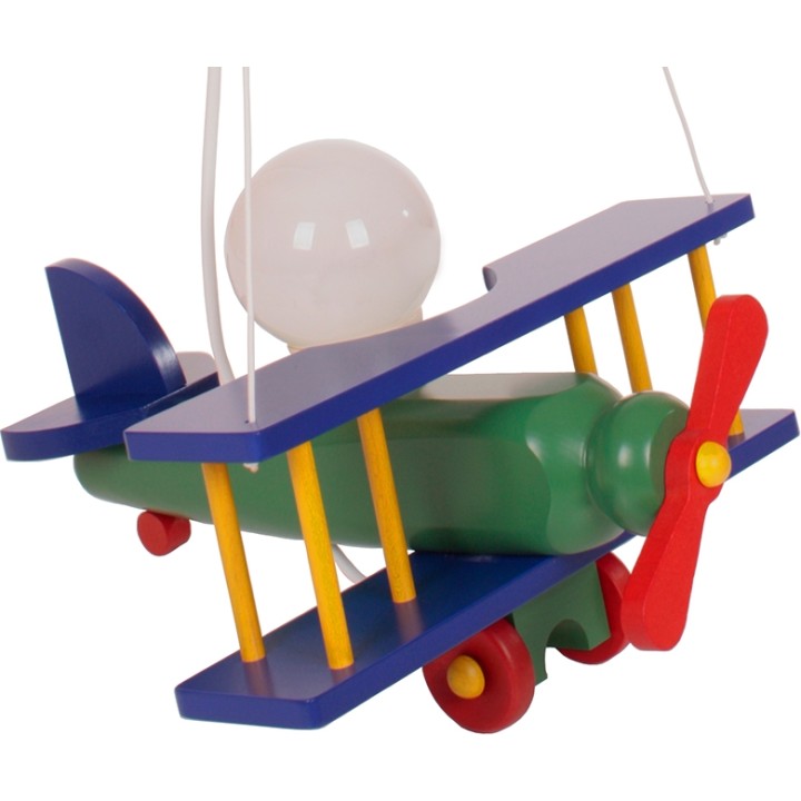 Hanging lamp Small plane - multicolor