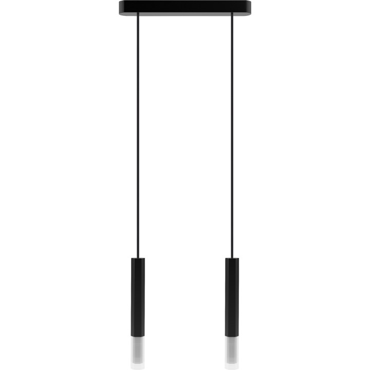 Hanging lamp Madera2 Hexa 2 ch black