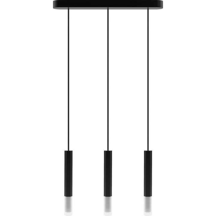 Hanging lamp Madera2 Hexa 3l black lamp
