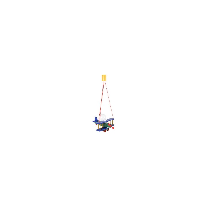 Hanging lamp Small plane - multicolor
