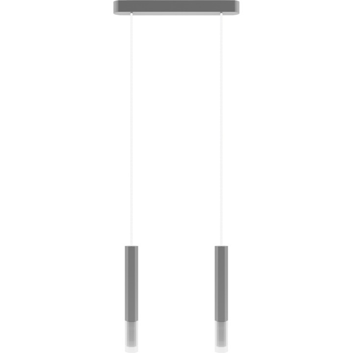 Hanging lamp Madera2 Hexa 2 l grey