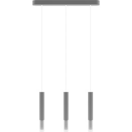 Hanging lamp Madera2 Hexa 3l grey lamp