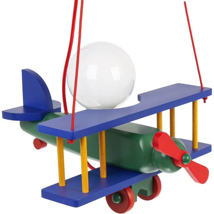 Hanging lamp Small plane - multicolor