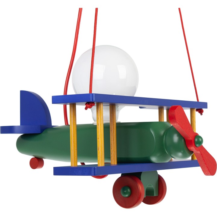 Hanging lamp Small plane - multicolor