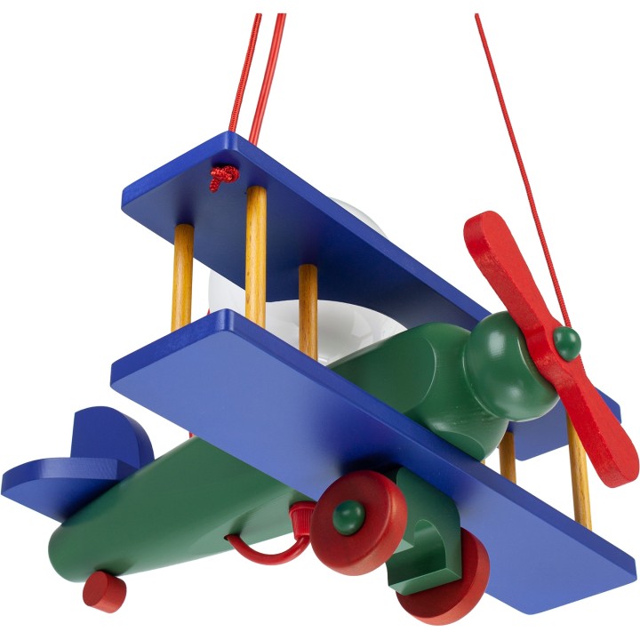 Hanging lamp Small plane - multicolor