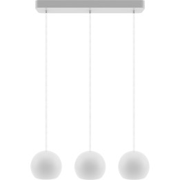 Hanging lamp white Balli Balle 3p