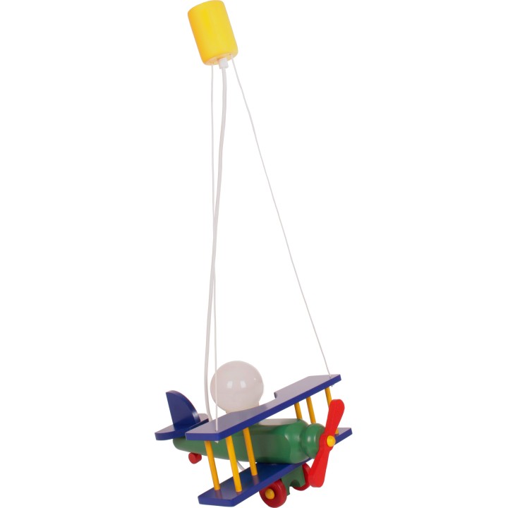 Hanging lamp Small plane - multicolor