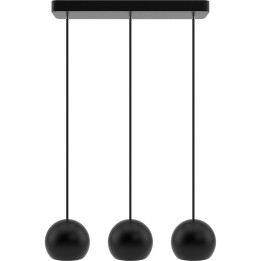 Hanging lamp Black Balli Balls Balls 3p