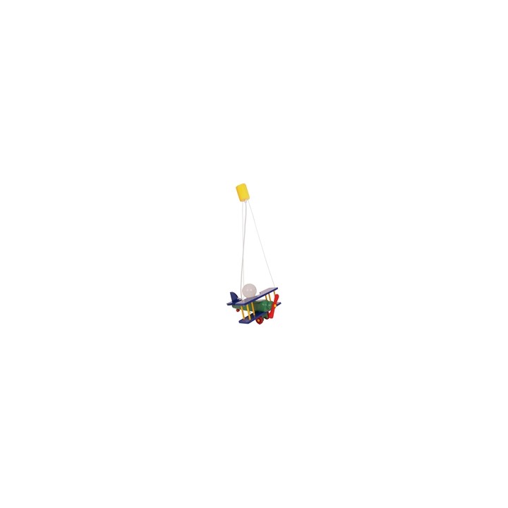 Hanging lamp Small plane - multicolor