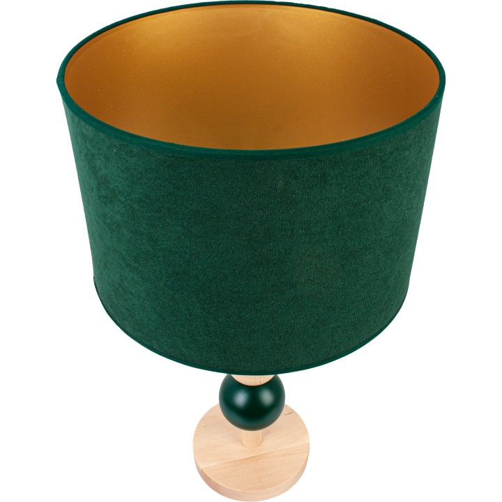 Table lamp Bolla bottle green