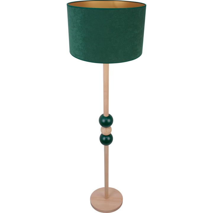 Floor lamp Bolla bottle green
