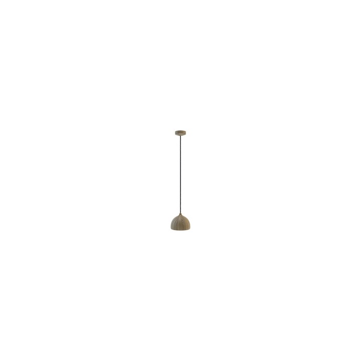 Hanging lamp ACORN and oak black wire