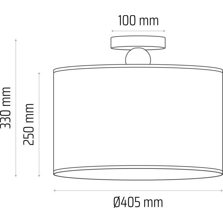 Bolla ceiling lamp fi40 powder pink