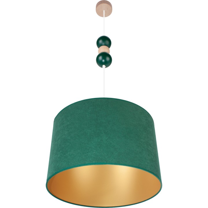 Hanging lamp Bolla fi30 bottled green