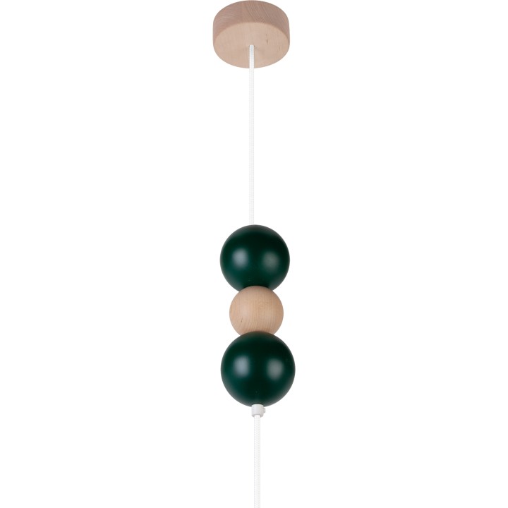 Hanging lamp Bolla fi30 bottled green