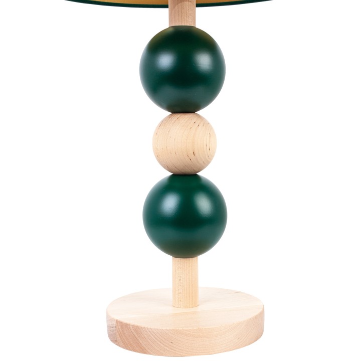 Table lamp Bolla bottle green